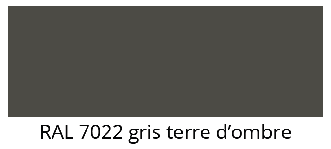 ral 7022 gris terre d'ombre